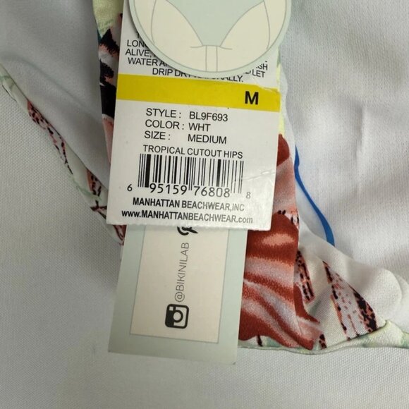 The Bikini Lab Women’s Floral Bikini Bottom Size M - Picture 3 of 3